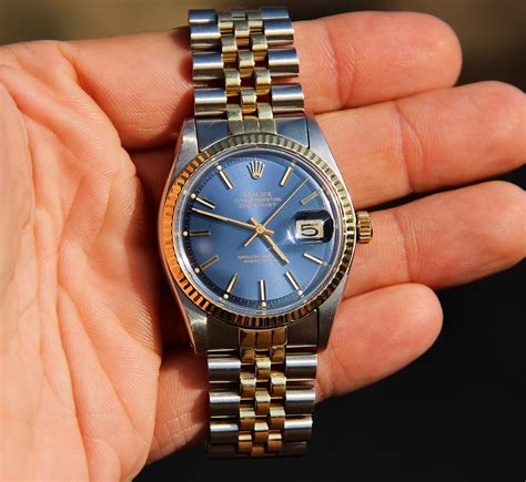 rolex blue dial